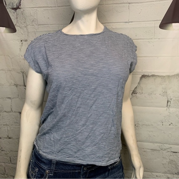 LOFT Vintage Soft Striped Top - Picture 1 of 5